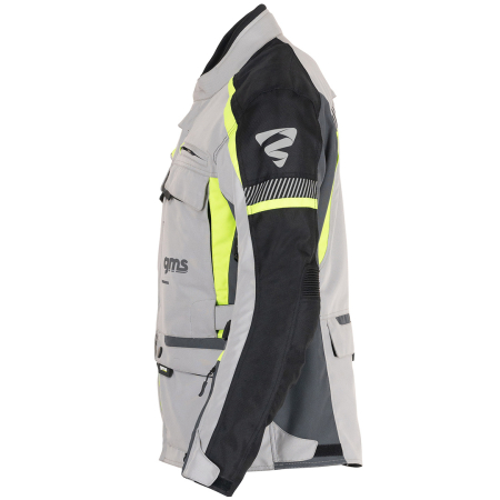 Geaca 3 in 1 touring GMS EVEREST grey-black-yellow XL [2]