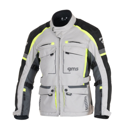 ECHIPAMENTE - Geaca 3 in 1 touring GMS EVEREST grey-black-yellow XL