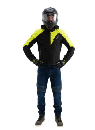 Geaca ADRENALINE FREEDOM PPE galben fluorescent/negru [2]