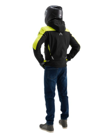 Geaca ADRENALINE FREEDOM PPE galben fluorescent/negru [4]