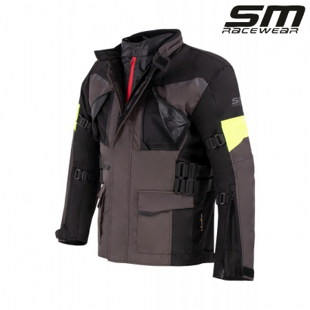 Geaca Highland II Negru sau Gri&Neon [1]
