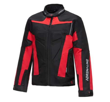 Geci - Geaca moto ADRENALINE HERCULES PPE culoare negru/rosu