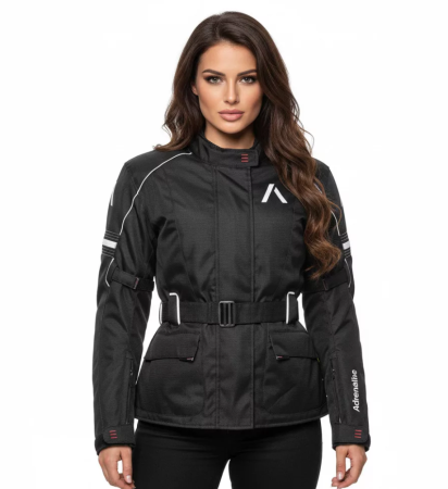 Geaca moto dama Adrenaline Elsa PPE negru [4]