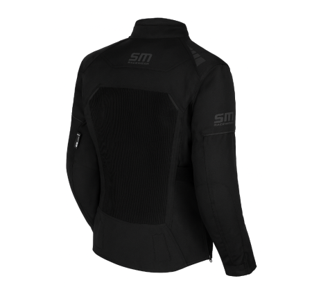 Geaca moto textila de dama SM Racewear Mesh 2.0 Lady - Vara - Ventilata si Impermeabila - Protectii CE - Negru [1]
