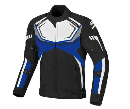 ECHIPAMENTE - Geaca moto textila Speed Blue - Sport & Urban - Impermeabila, Ventilata - Protectii CE - Negru/Albastru