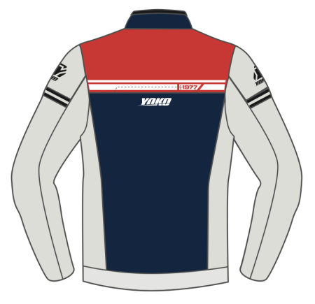 Geaca YOKO GARTSA grey / navy / red XXL [1]