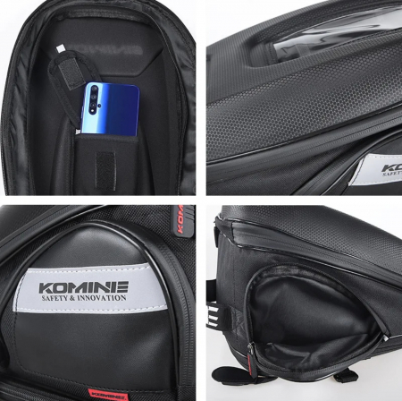 Geanta rezervor Komine 12L moto tankbag magneți  motocicleta [3]