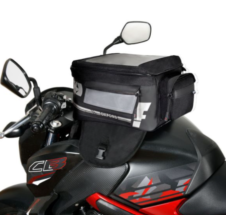 Geanta rezervor M35 Tank Bag OXFORD (35L) culoare gri/negru [1]