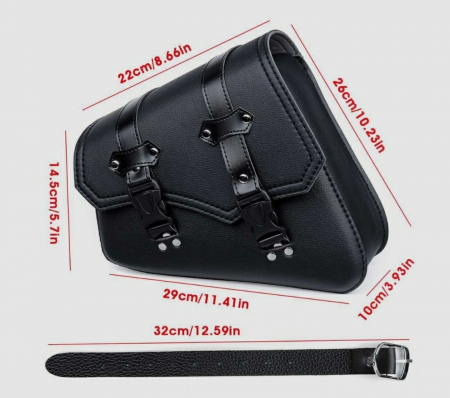 Genti coburi moto chopper bobber cruiser touring geanta bagaj Harley [6]