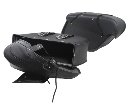 Genti laterale moto coburi cruiser chopper  motocicleta piele eco [2]