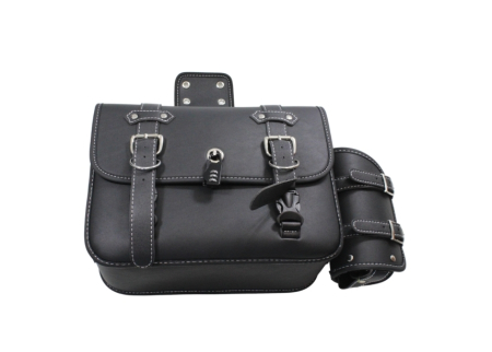 Genti laterale moto șa cu lacăte și suporți de sticle [3]