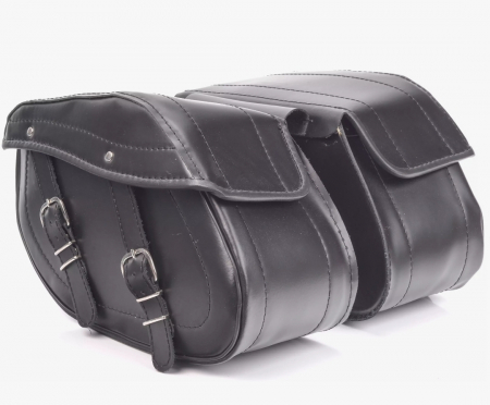 GENTI SI BAGAJE - Genti laterale Wild Road Clasic piele moto coburi chopper cruiser
