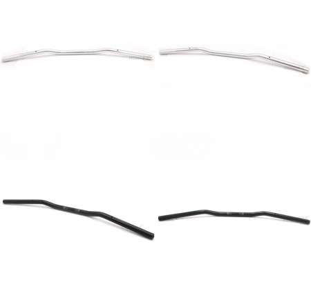 Ghidon 22mm moto negru argintiu universal [1]