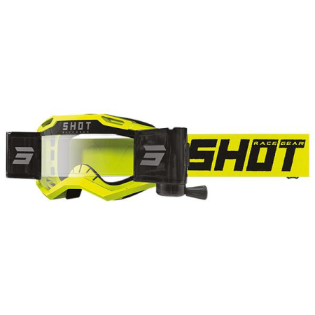 ECHIPAMENTE - Goggles SHOT ASSAULT 2.0 ROLL-OFF SOLID neon yellow glossy