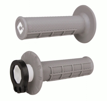 SUSPENSIE CADRU - Grips set Lock-on ODI MX V2 H36HWG Grey Soft Half-Waffle