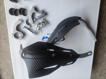 Handguard protecții maini moto cross enduro atv aluminiu carbon [4]