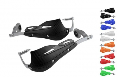 Handguard / protecții maini - Handguard protecții maini moto cross enduro atv aluminiu carbon