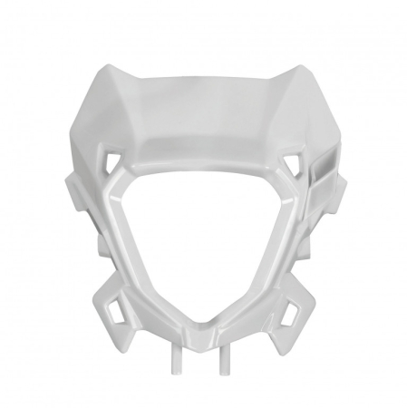 Carena + far - Headlight Mask POLISPORT Alb