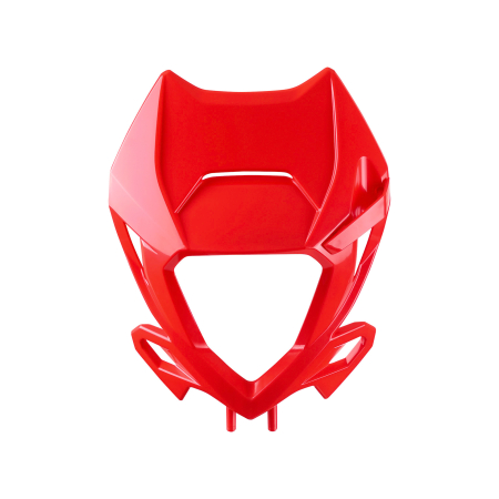 Carena + far - Headlight mask POLISPORT Beta red