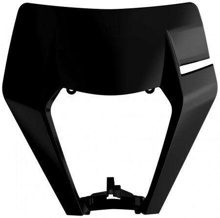 Carena + far - Headlight Mask POLISPORT Negru