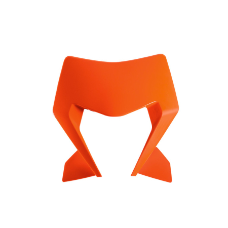 Carena + far - Headlight Mask POLISPORT Portocaliu