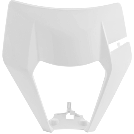 Carena + far - Headlight mask POLISPORT white KTM20
