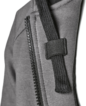 Hoodie GMS ARAS ZIP gri 2XL [3]