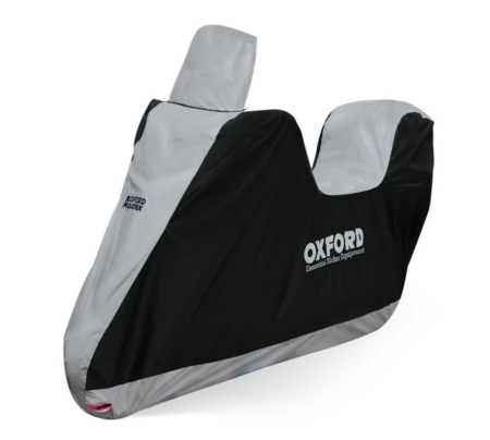 Prelata moto/atv/snow - Husa scuter OXFORD AQUATEX HIGHSCREEN TOPBOX SCOOTER COVER cu loc de portbagaj