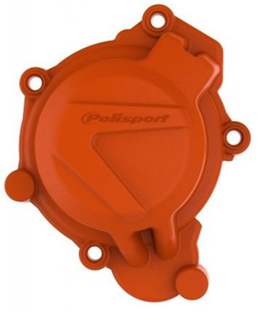 SUSPENSIE CADRU - Ignition cover protectors POLISPORT PERFORMANCE orange KTM