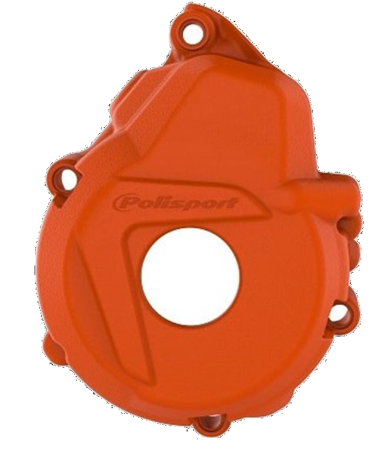 SUSPENSIE CADRU - Ignition cover protectors POLISPORT PERFORMANCE orange KTM