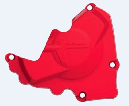 SUSPENSIE CADRU - Ignition cover protectors POLISPORT PERFORMANCE red CR 04