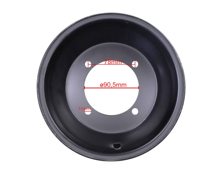 Jantă ATV 8'' cu 4 șuruburi față ATV 150 Diablo Negru [1]