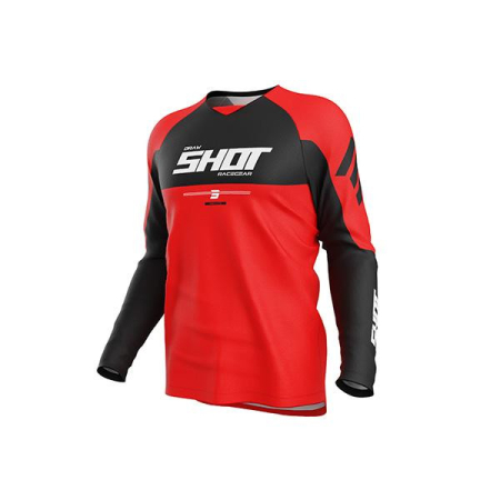 ECHIPAMENTE - Jersey SHOT DRAW PRIVATE Rosu XL