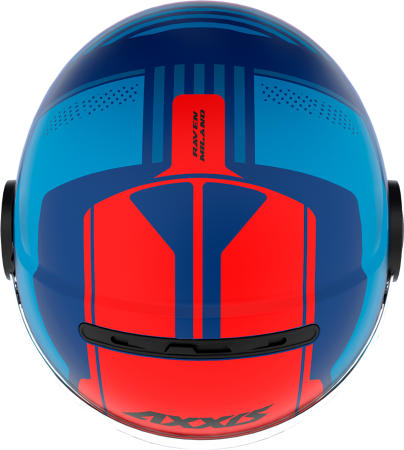 JET helmet AXXIS RAVEN SV ABS milano matt blue red M [2]