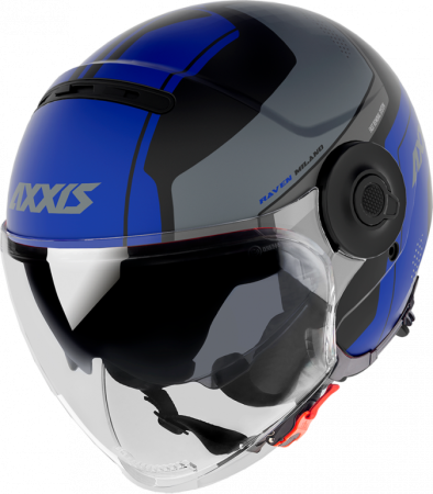 Echipament Strada - JET helmet AXXIS RAVEN SV ABS milano matt blue XS