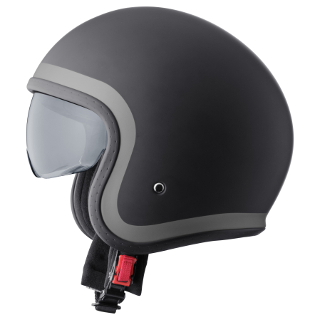 Jet helmet GMS RIDE matt black-grey L [2]