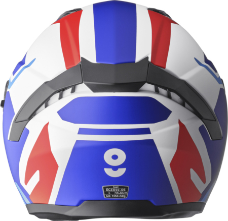 Jet helmet GMS VECTUS black matt - petrol - red 2XL [3]