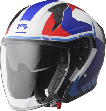 ECHIPAMENTE - Jet helmet GMS VECTUS black matt - petrol - red 2XL