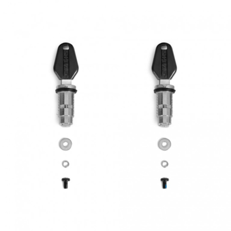 TRANSPORT & DEPOZITARE - Key set + 2 black-key cylinders SHAD for TR40 and SH38X