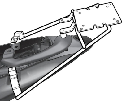 TRANSPORT & DEPOZITARE - Kit de prindere cutie Top Master SHAD