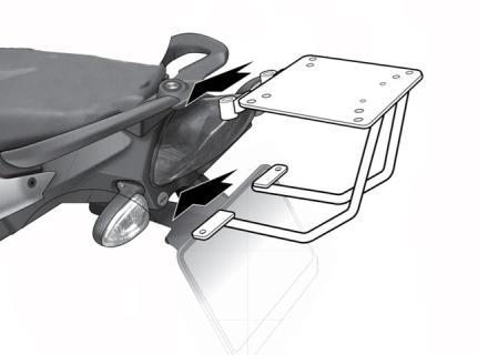 TRANSPORT & DEPOZITARE - Kit de prindere cutie Top Master SHAD