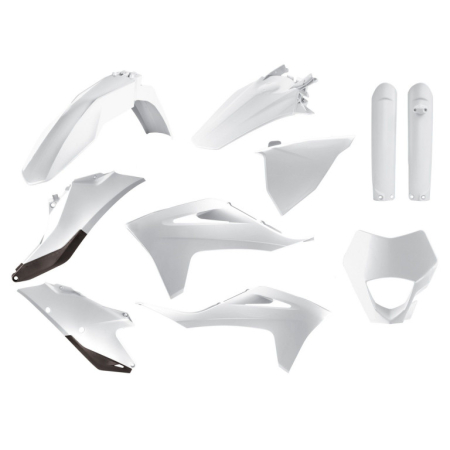 Cadru - Kit plastice POLISPORT enduro Alb