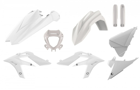 Cadru - Kit plastice POLISPORT enduro Alb