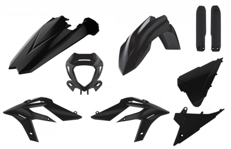 Cadru - Kit plastice POLISPORT enduro Negru