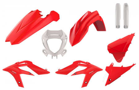 Cadru - Kit plastice POLISPORT enduro Red/White
