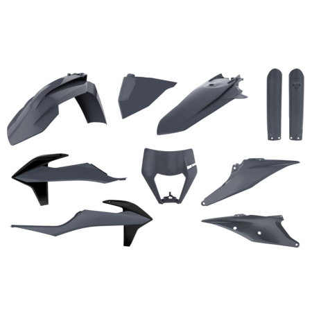Cadru - Kit plastice POLISPORT nardo grey