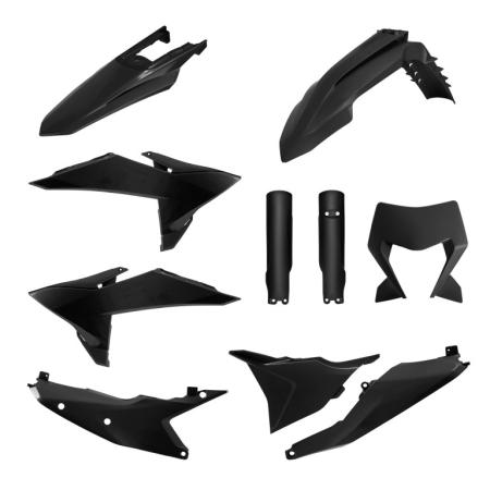 Cadru - Kit plastice POLISPORT Negru