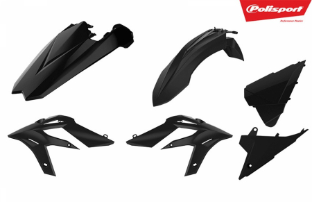 Kit plasticuri - Kit plastice POLISPORT Negru