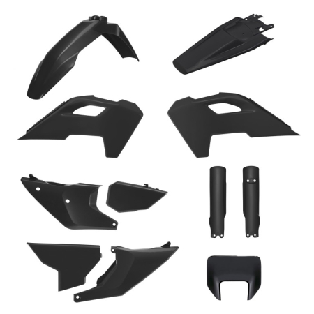 Kit plasticuri - Kit plastice POLISPORT Negru