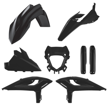 Cadru - Kit plastice POLISPORT Negru